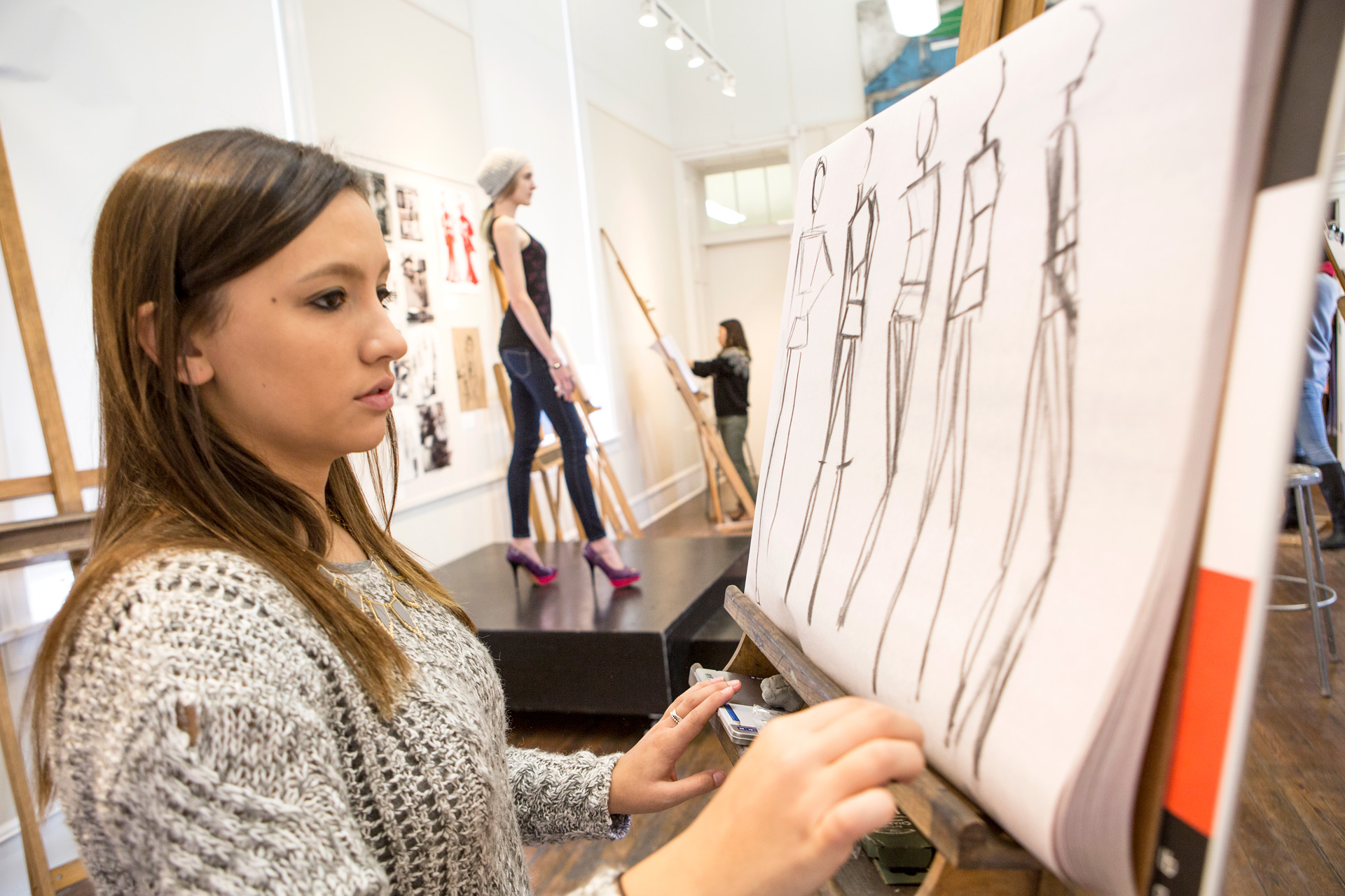 figure life drawing models