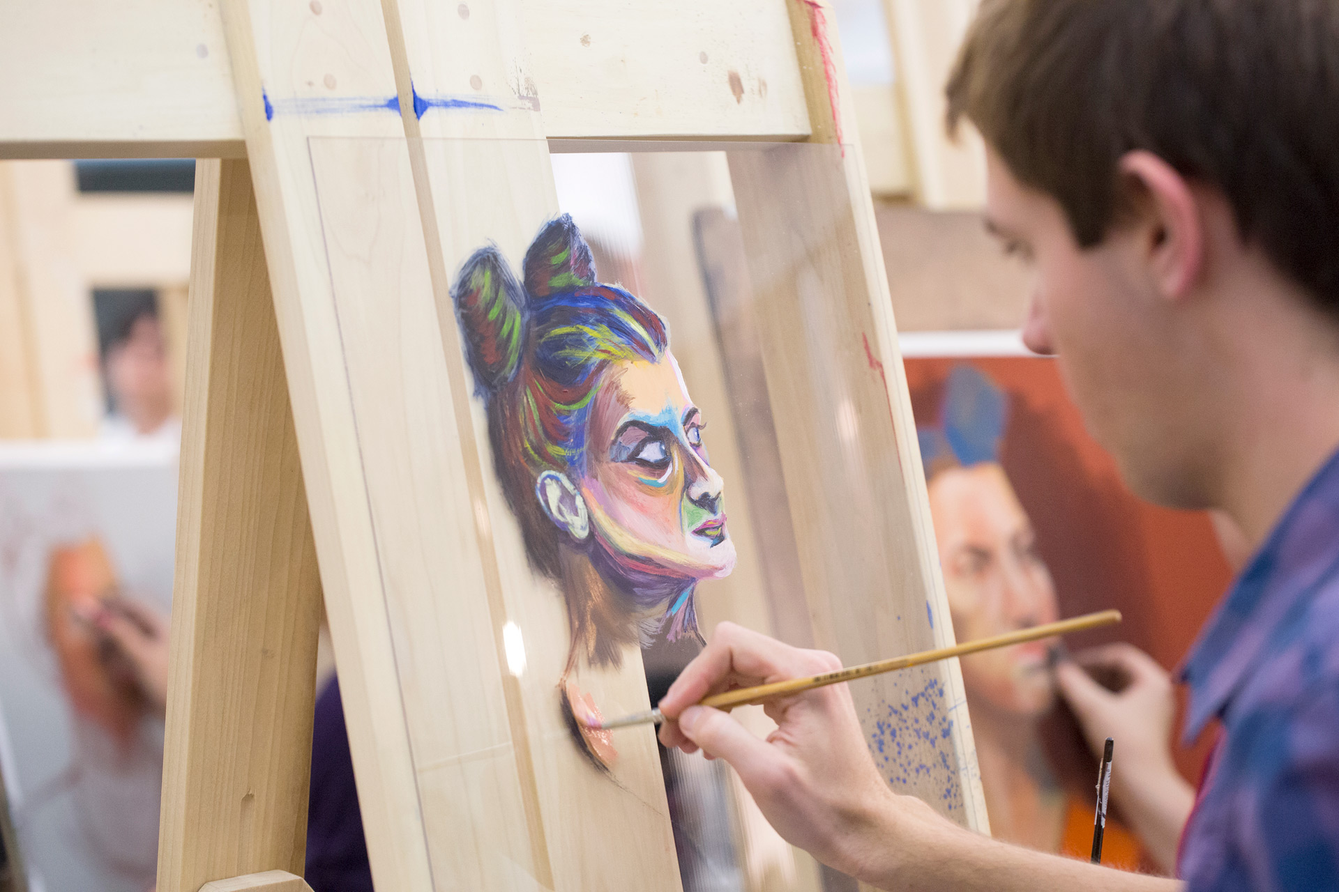 be a life drawing model