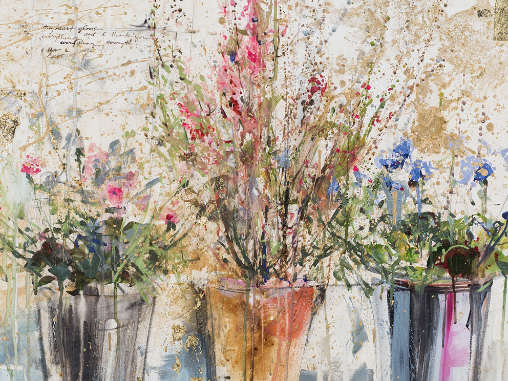 At the Flower Market: In Golden Sunlight