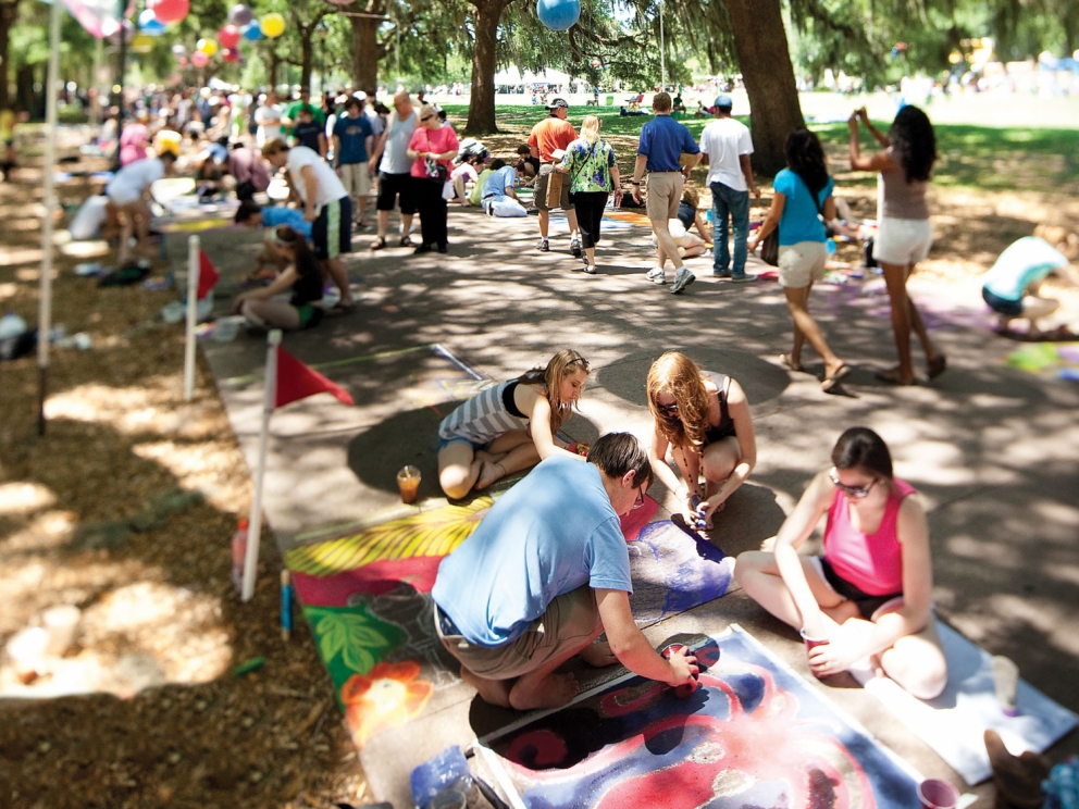 SCAD Sidewalk Arts Festival in Savannah
