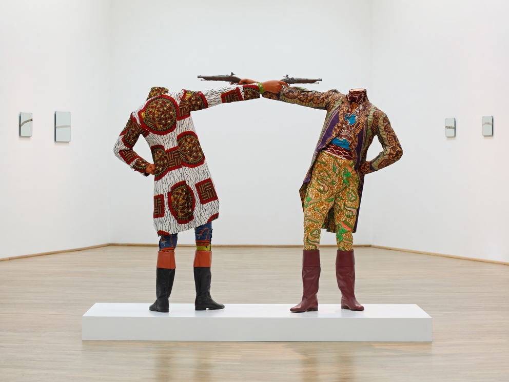 Yinka Shonibare, How to Blow Up Two Heads at Once (Gentlemen), 2006