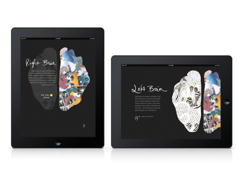 Graphic design student work, Spark by Brenna Kaplan