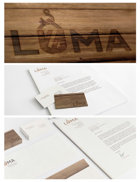 Graphic design student work, Luma by Veronica Silva
