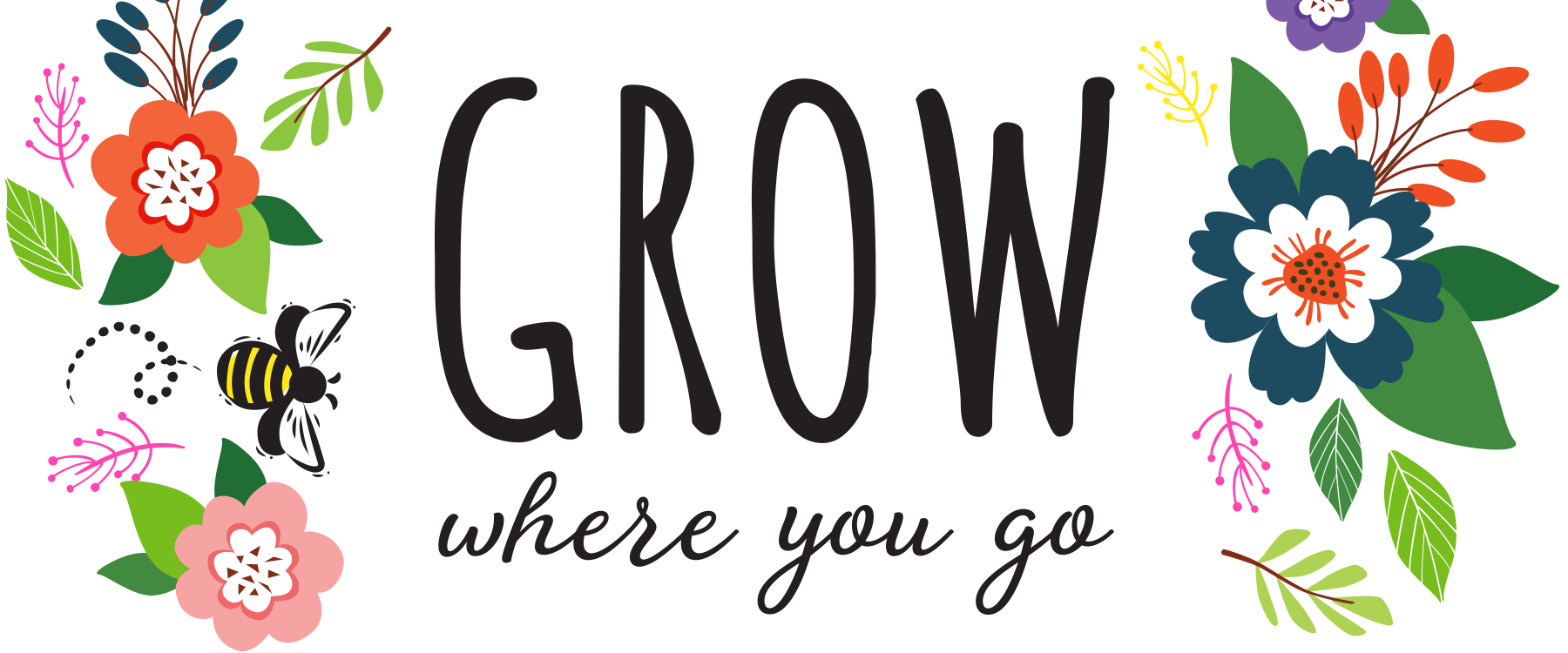 Grow where you go logo