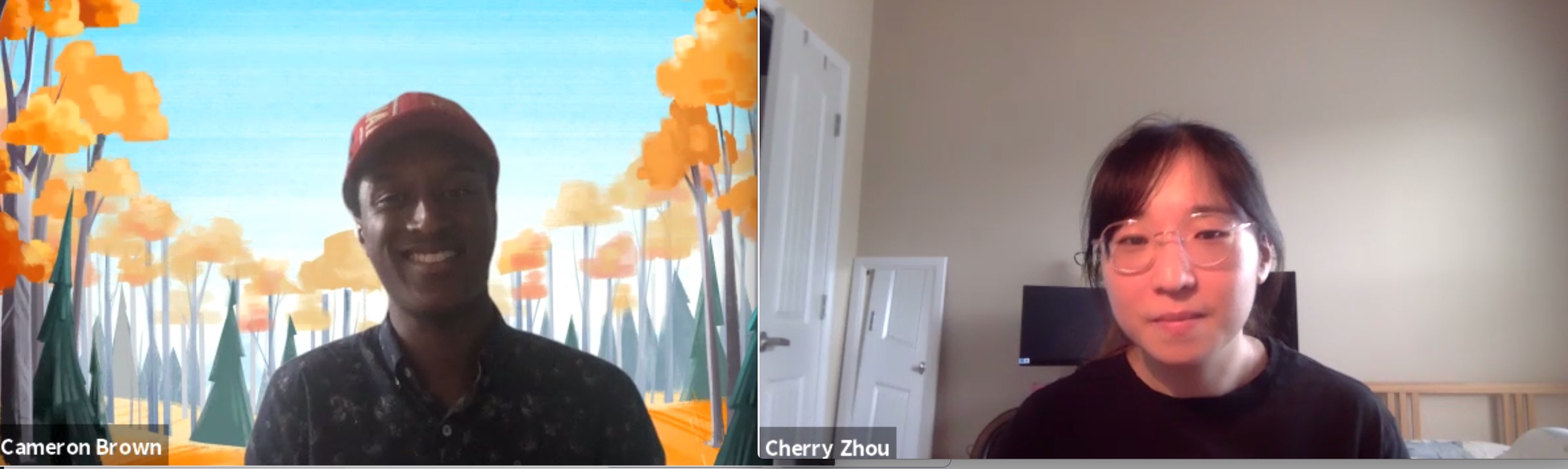 screen shot of zoom session