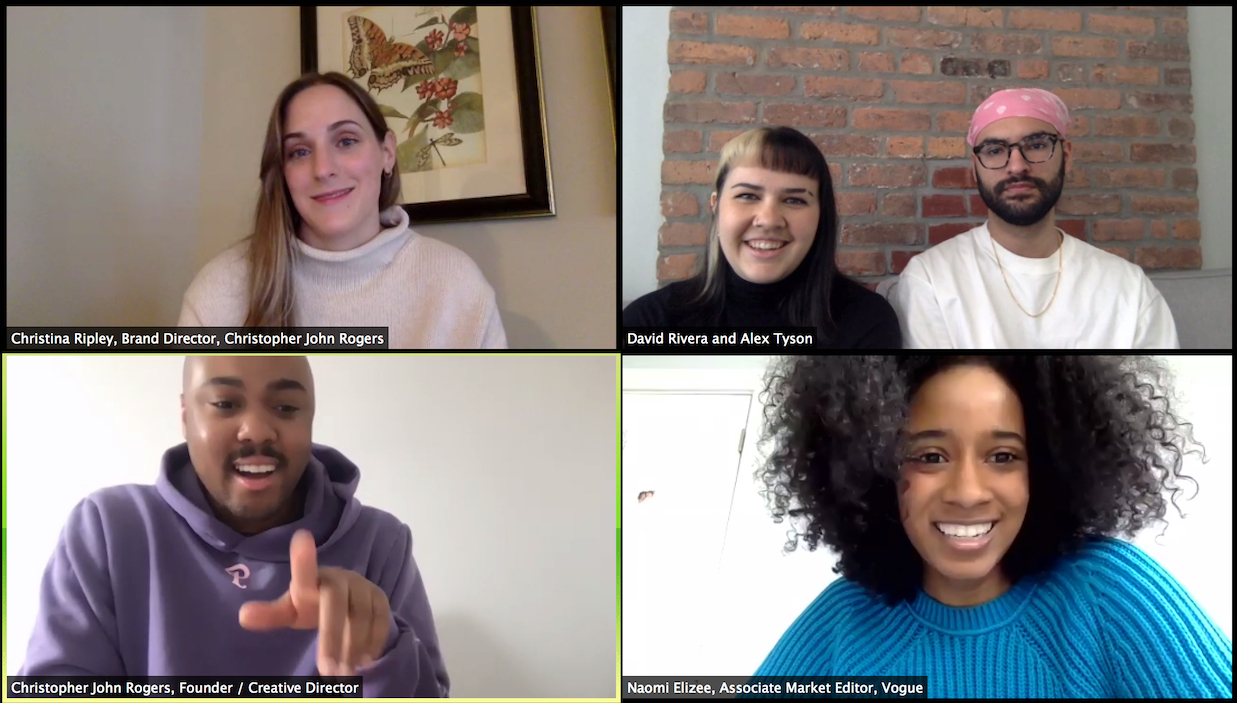 screenshot of zoom meeting