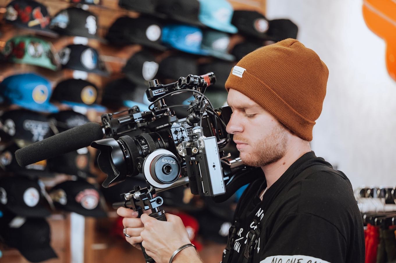 portrait of danil pervukhin behind the camera