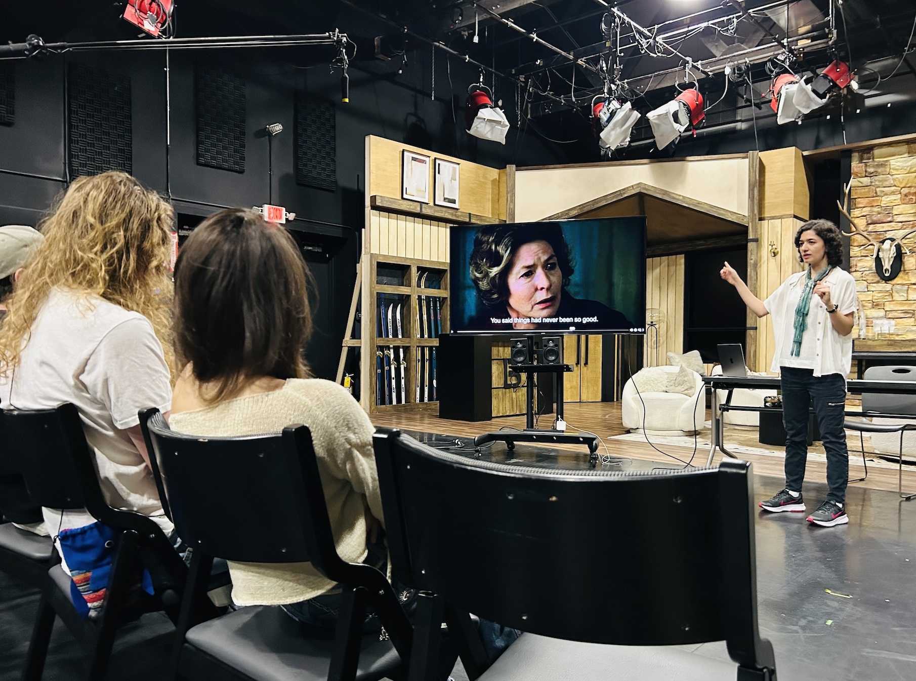Hosseini film lecture students