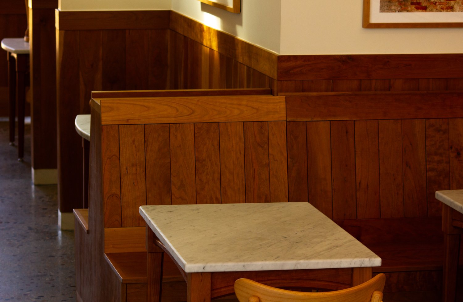 Feeney banquette