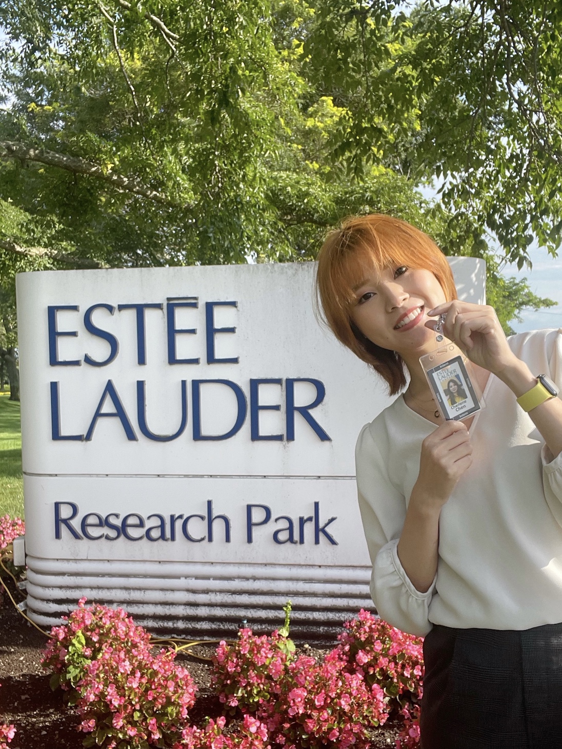 portrait of cherlene chan at estee lauder