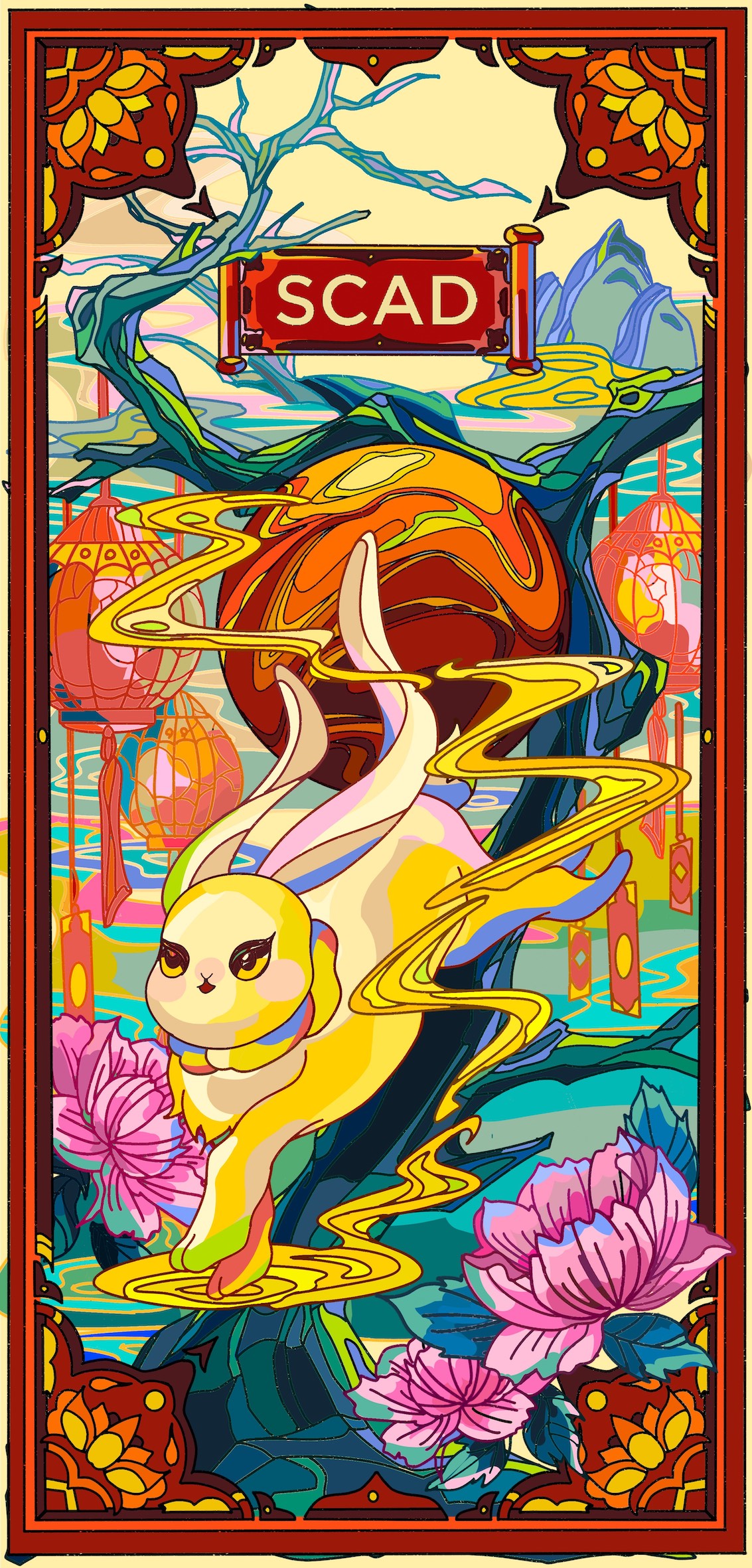 student artwork for chinese new year