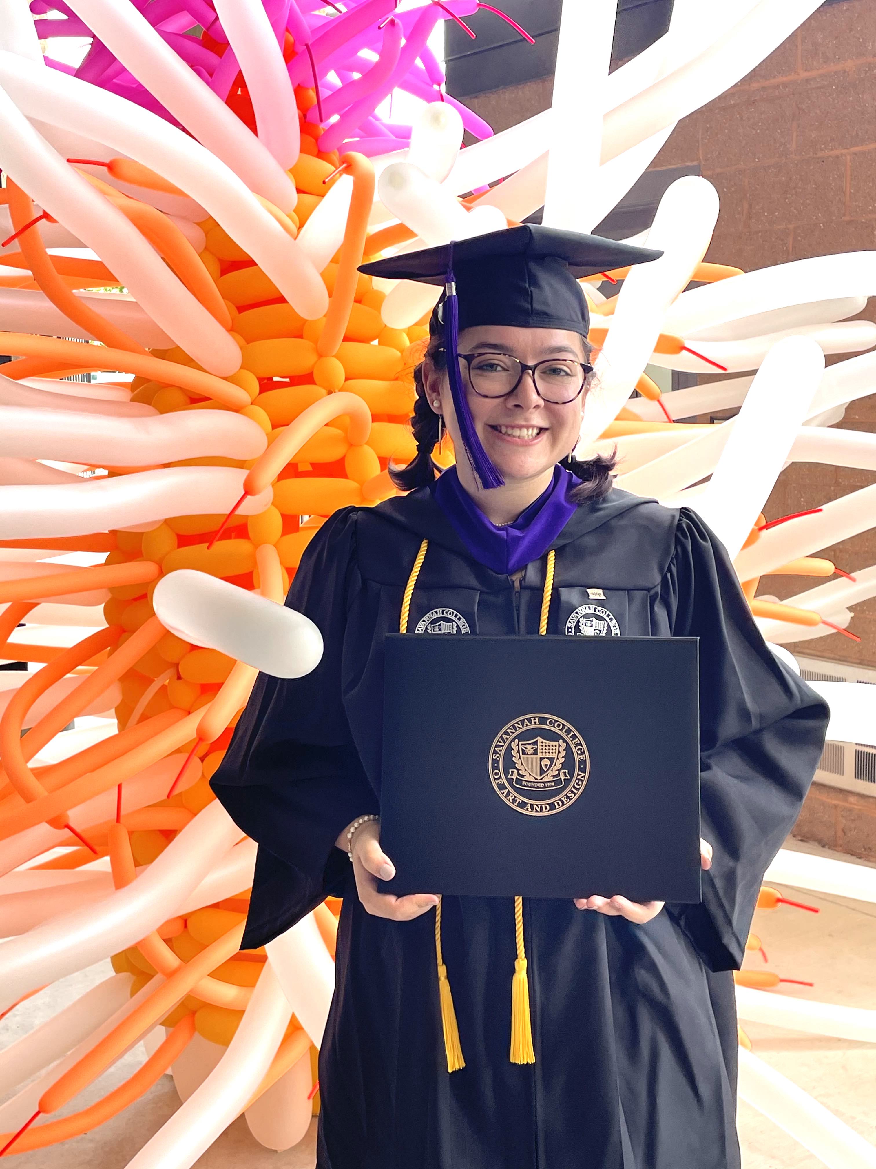 portrait of Jillian Nadolski at graduation