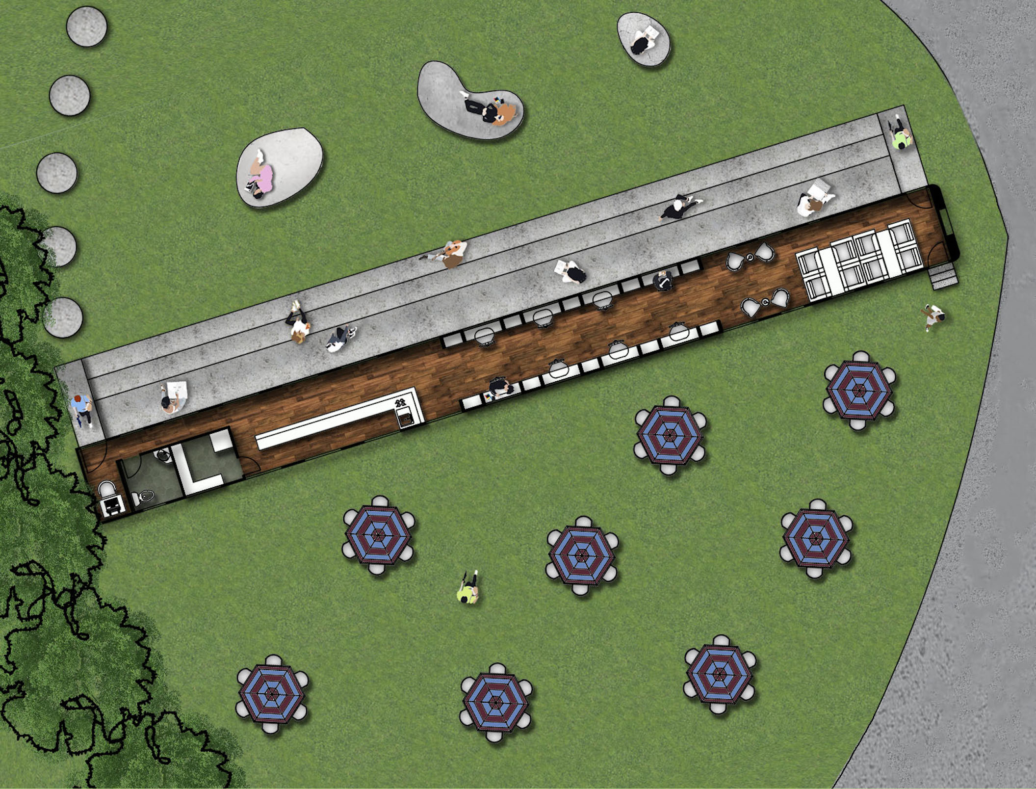 rendering of Homeward Bound floor plan