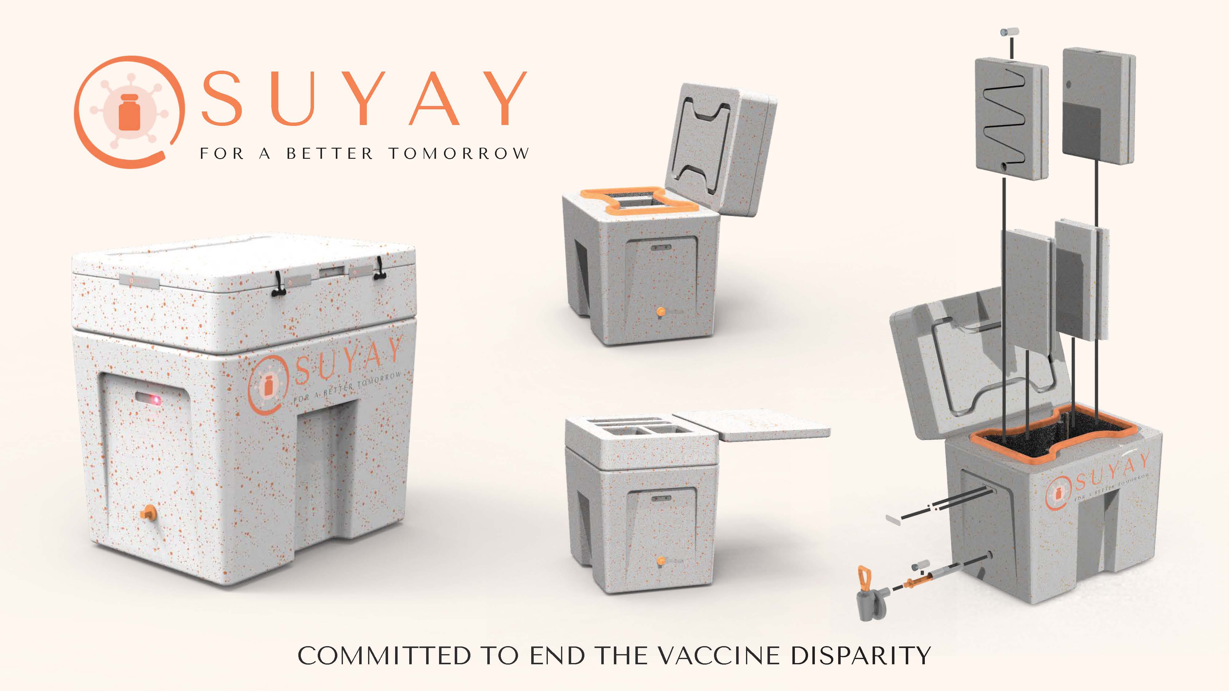 rendering of Suyay vaccine storage