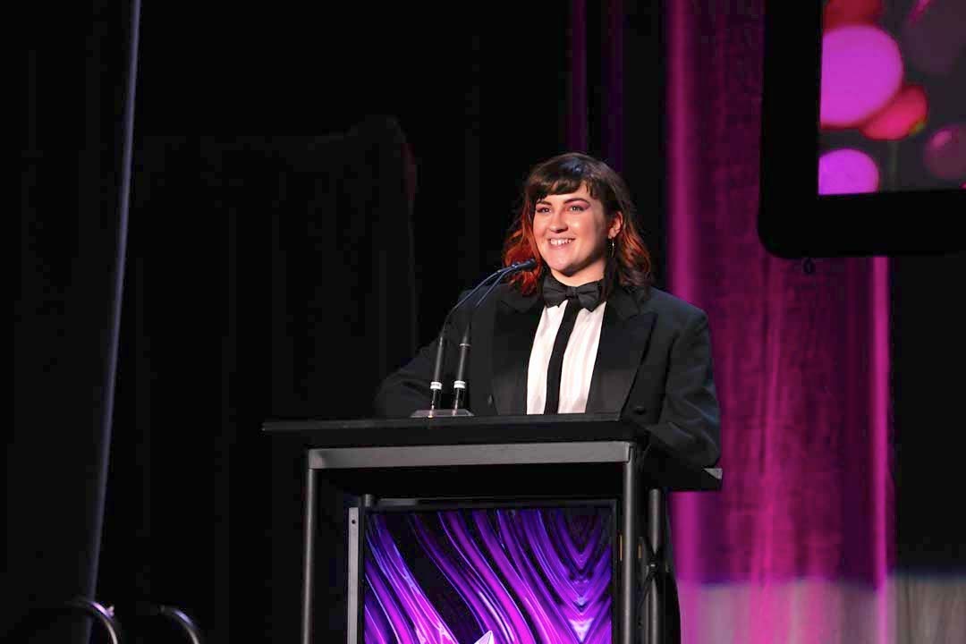 Lily Adams at the Cinema Audio Society Awards, March, 2022.