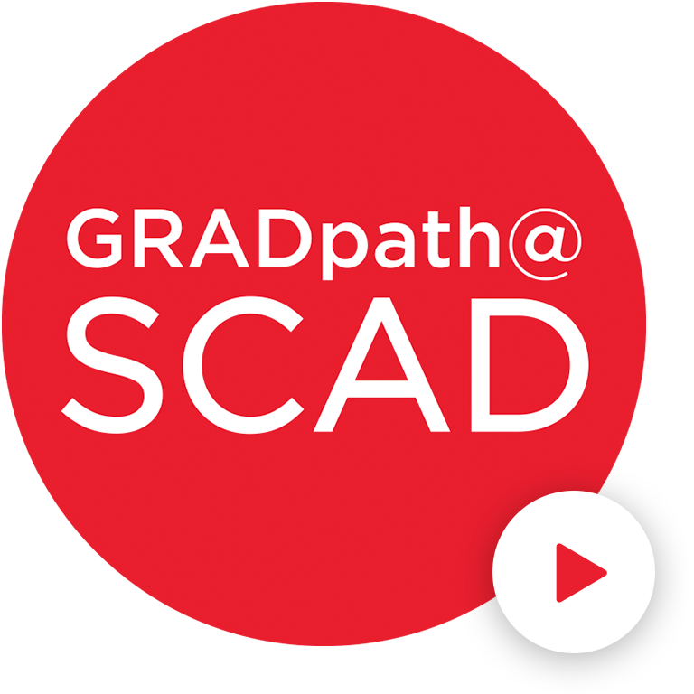 Grad path at SCAD logo