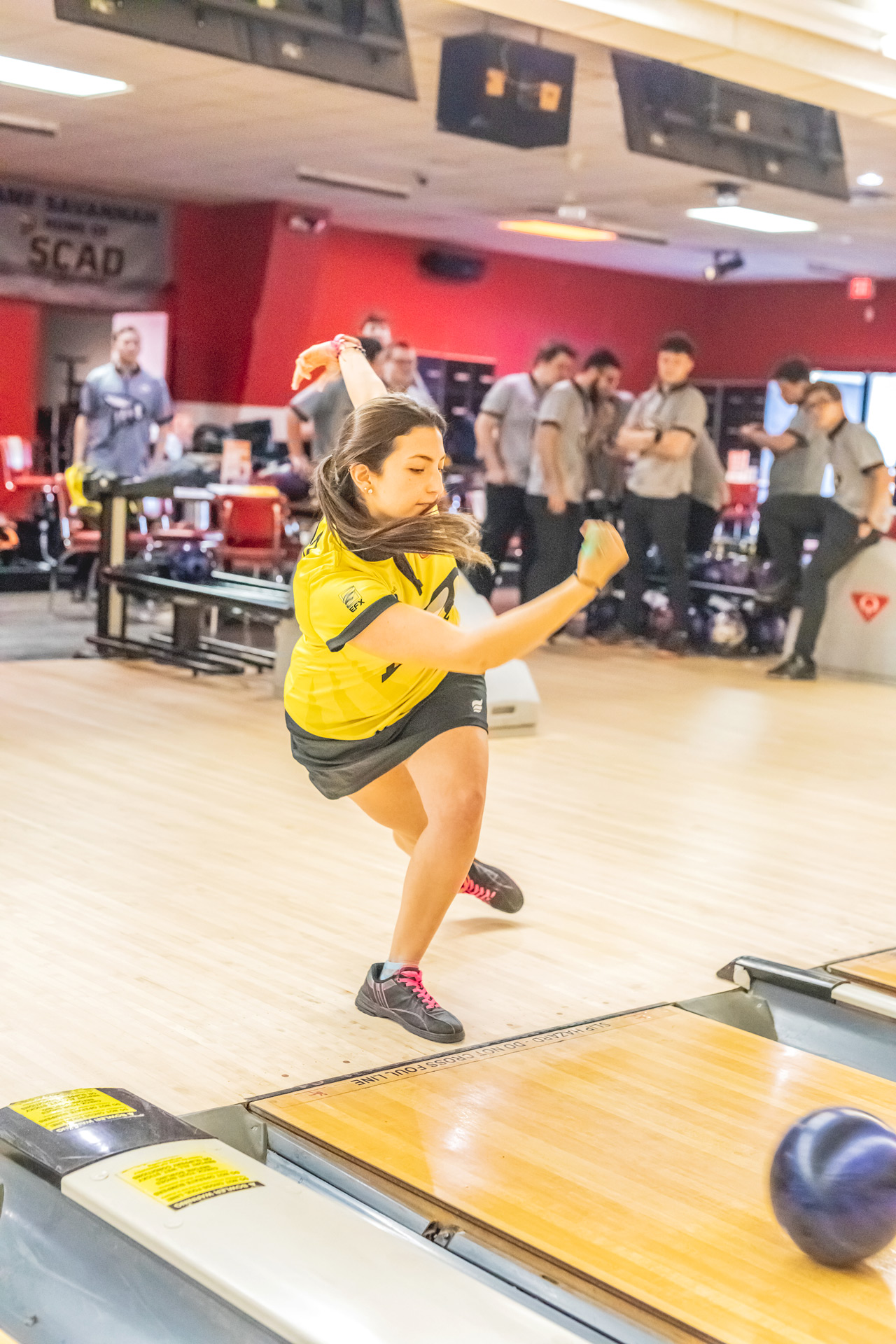 SCAD bowler Veronica Cepeda (photo: Lindsey Morgan).