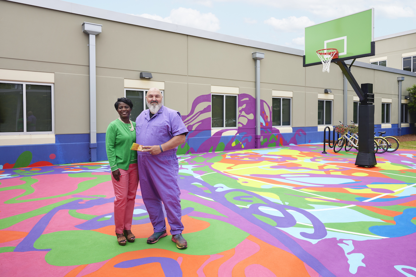 Complete mural