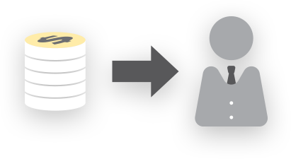 Pay and benefits icon