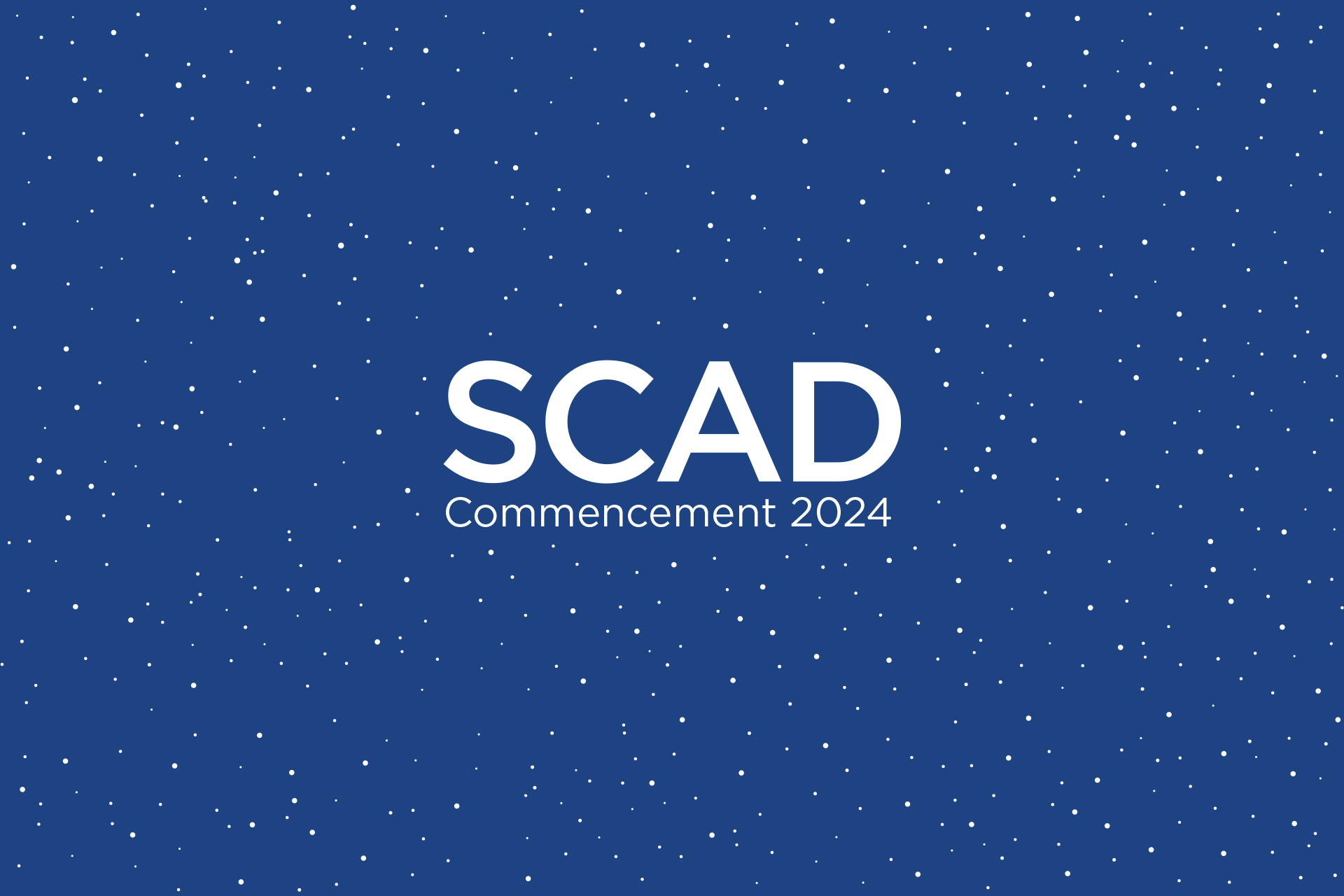 SCAD Savannah Commencement 2024 Presidential Conferment of Degrees