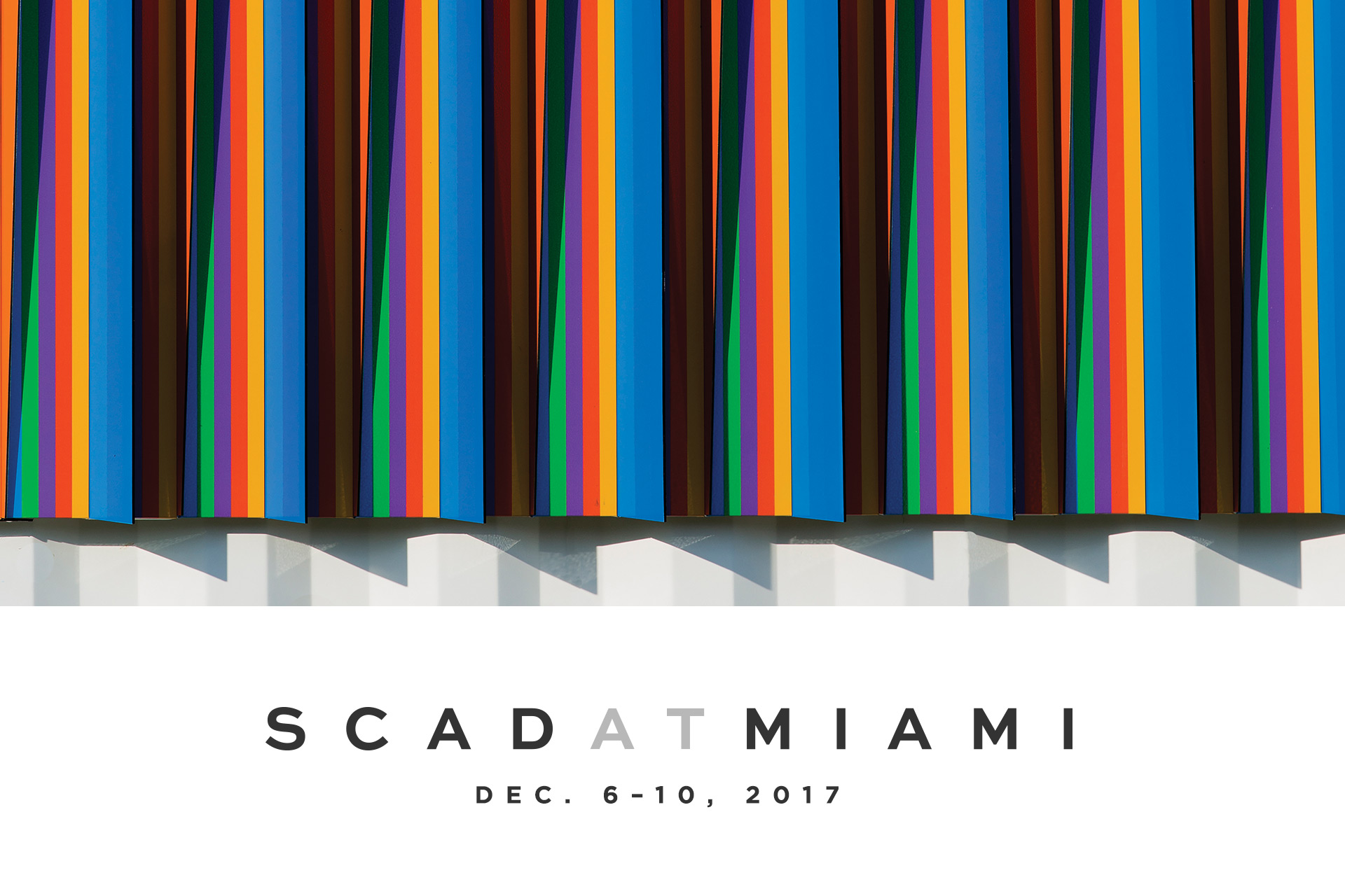 SCAD at Miami 2017 advertising