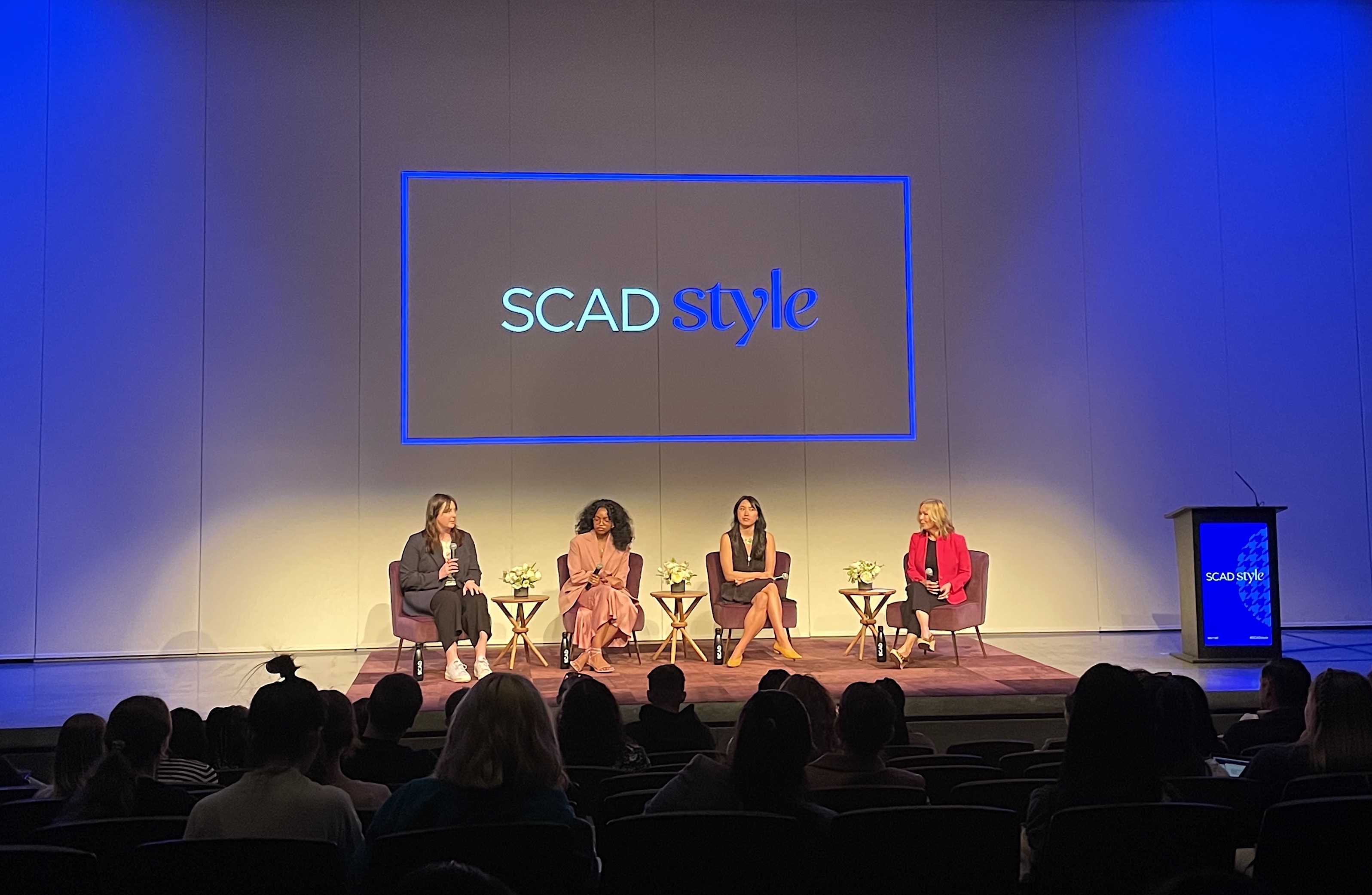panelists on stage for scadstyle