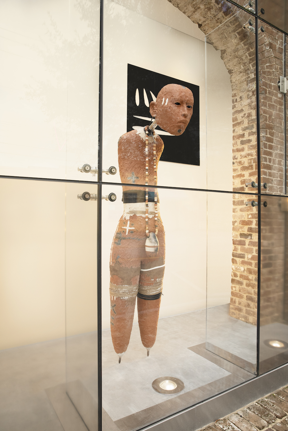 Rose B. Simpson, “Countdown,” 2020, ceramic, metal, epoxy, cement, string, leather, and mixed media.