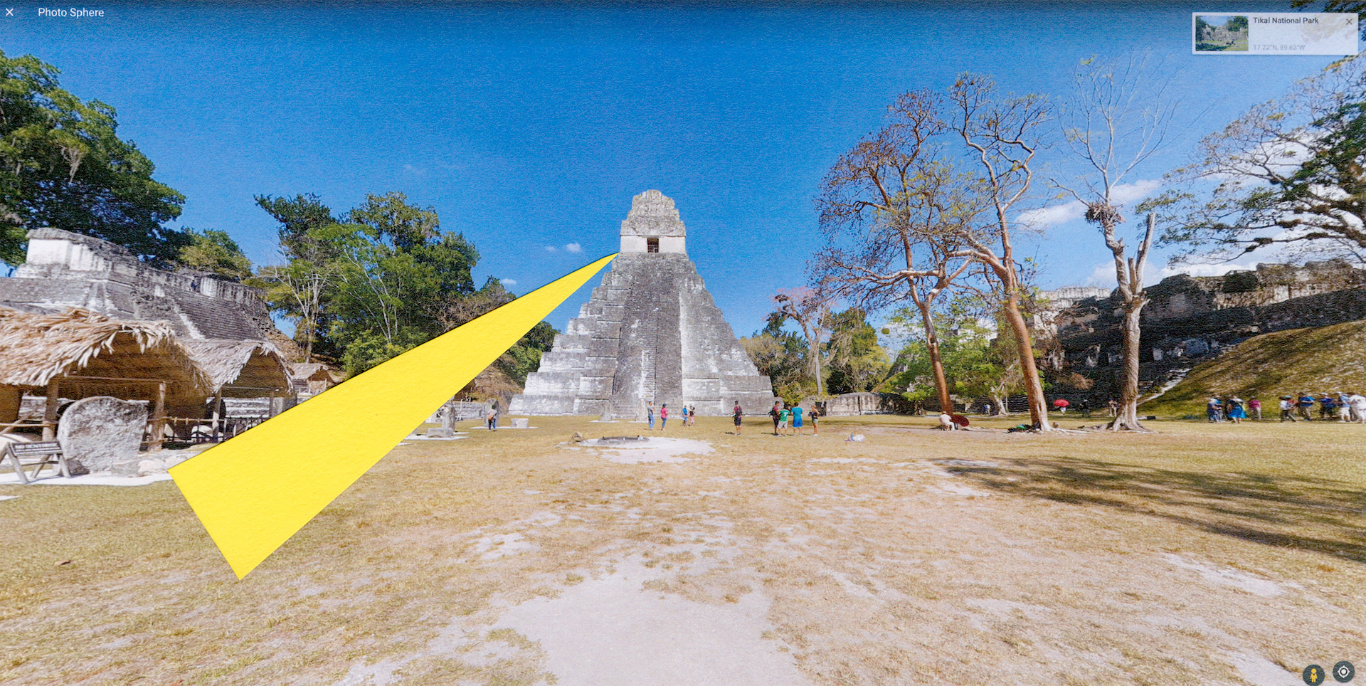 Yellow colored paper emanates from ancient ruin