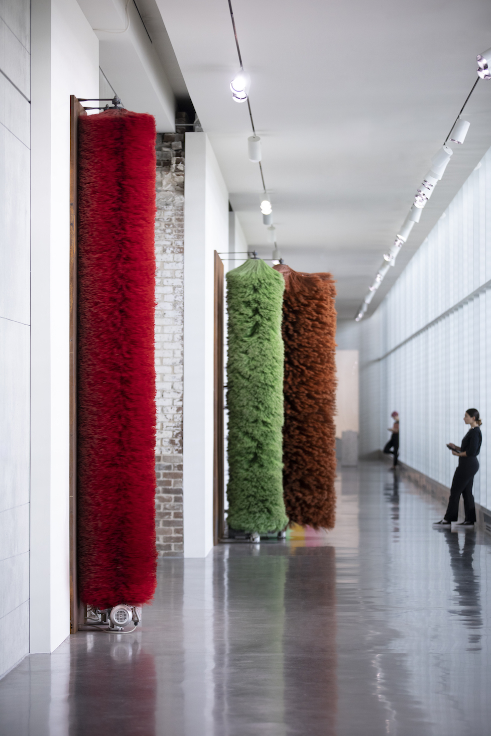 installation view of Lara Favaretto exhibition