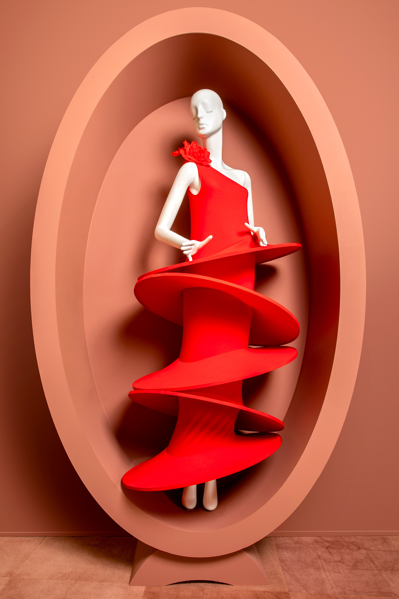 An exhibit at SCAD Lacoste