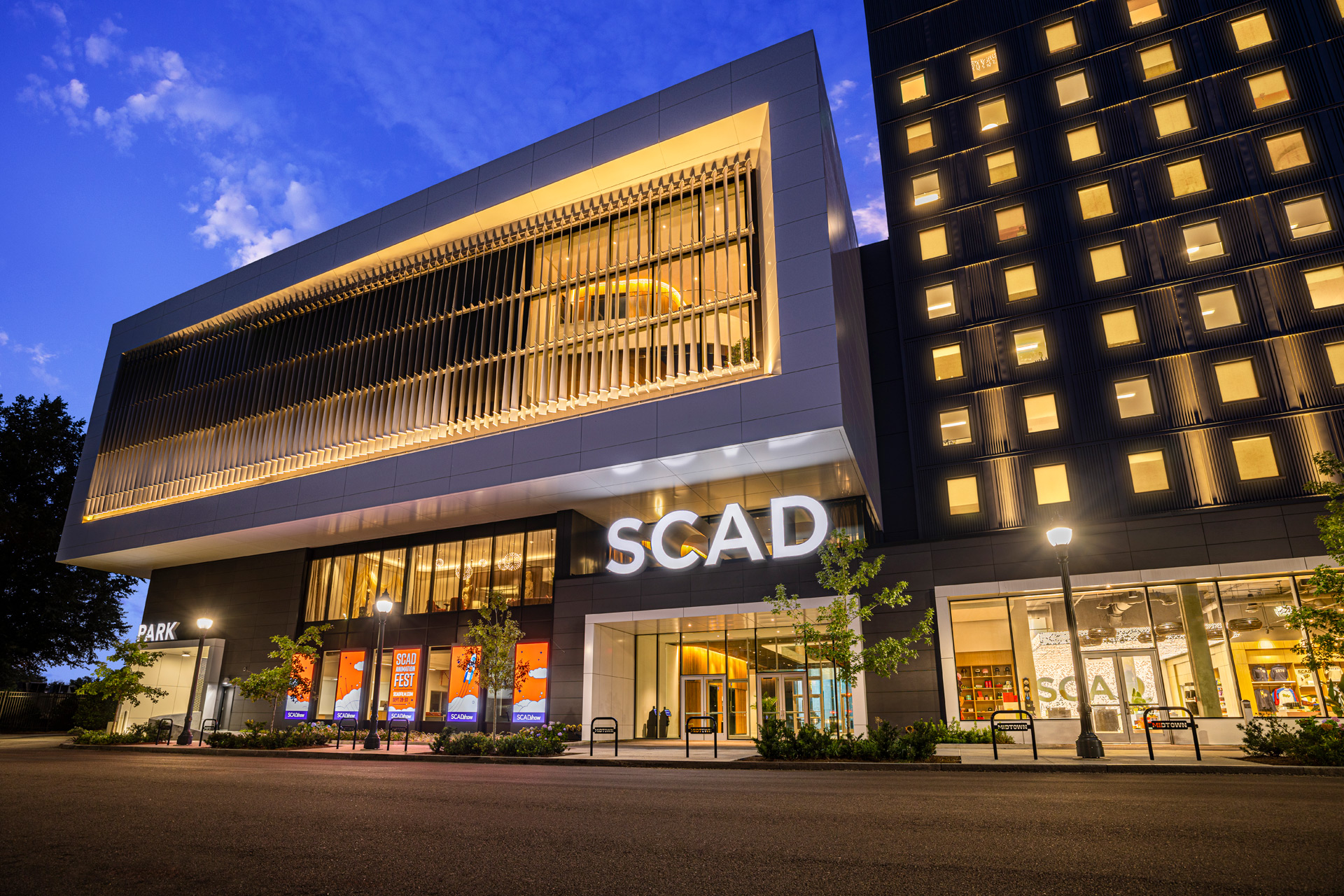 Exterior of SCADshow in Atlanta