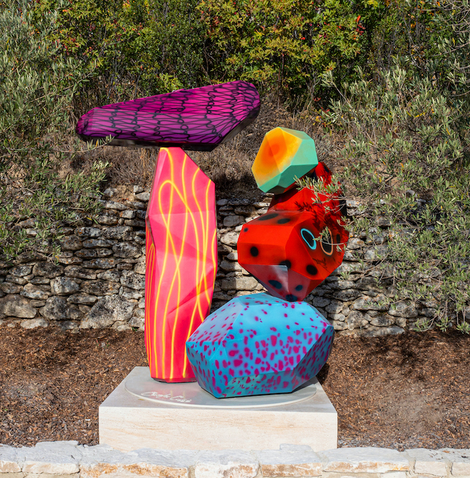 Carla Contreras, Harmonie, acier et peinture automobile, 2022.