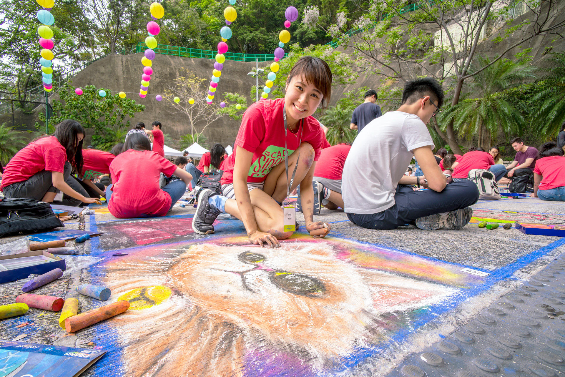 create chalk masterpieces at scad hong kong sidewalk arts resume writing programs