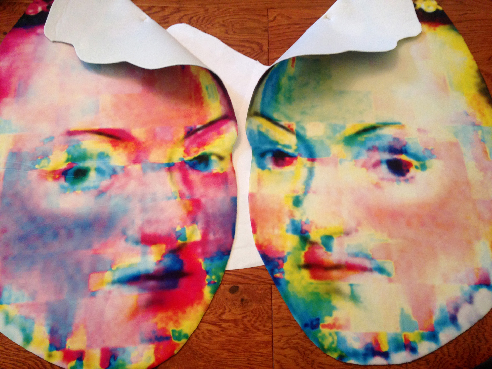 Detail of Leah Rama's artwork 