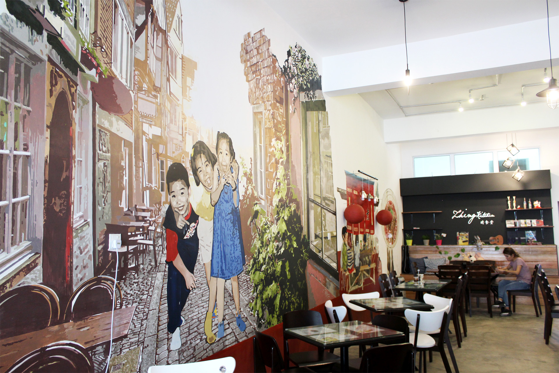 Interior design student's pleasing palettes take over Zhing Kitchen ...