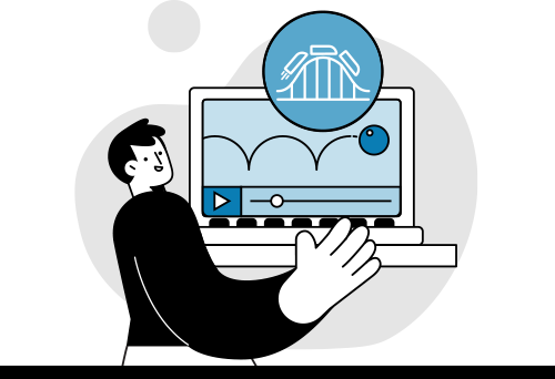 GRADpath animation student icon