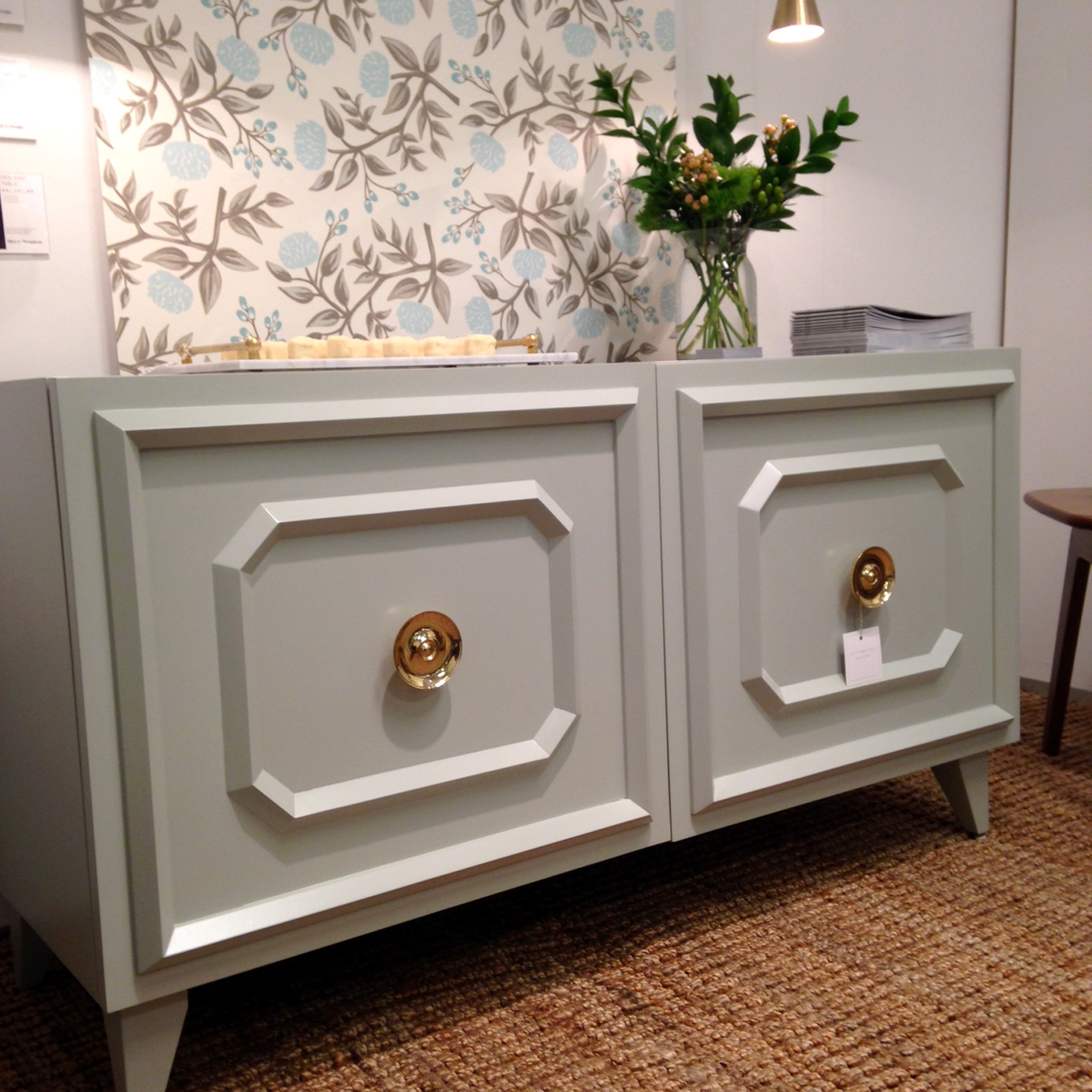 A side table by Katy Skelton at High Point Market