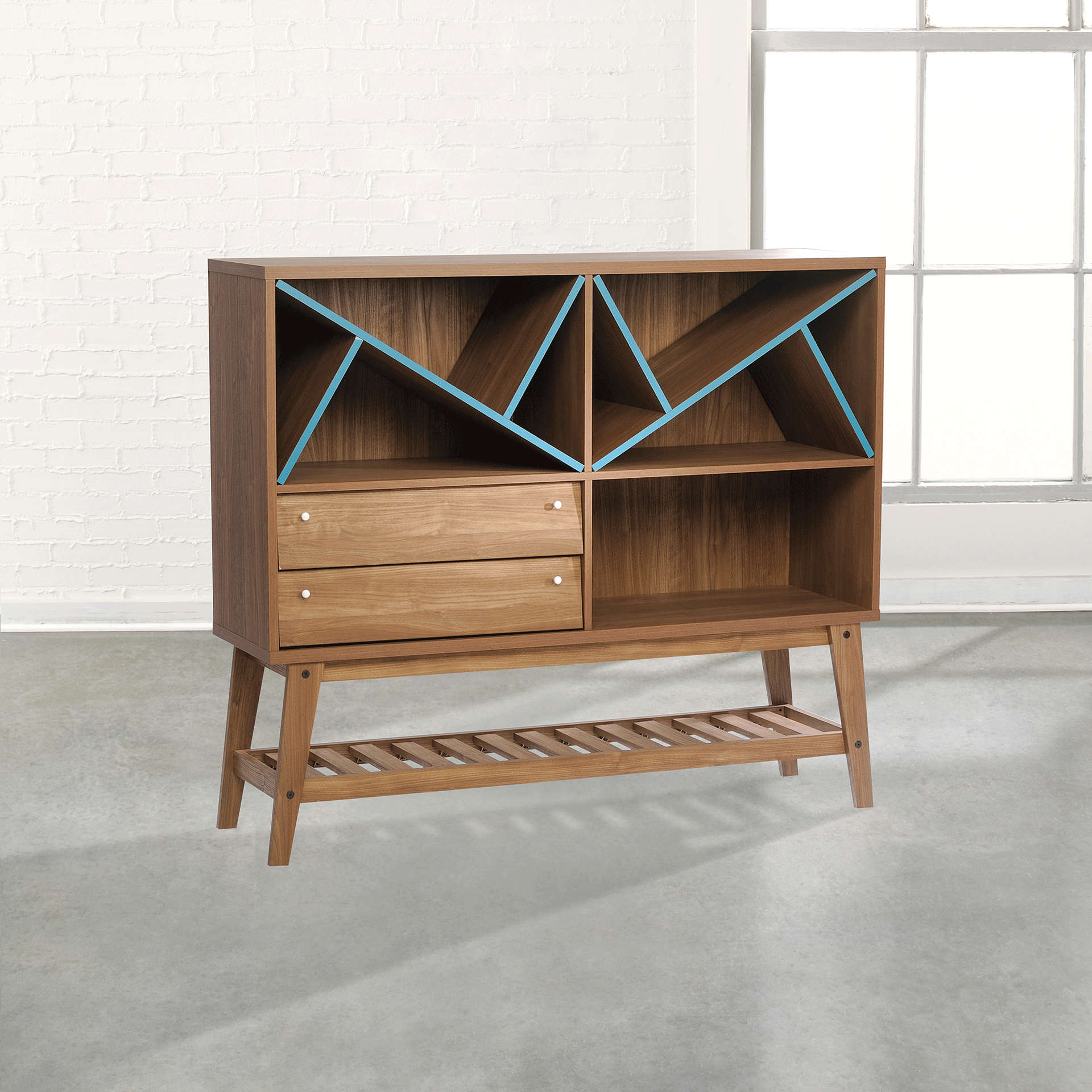 Conceptual design of wooden drawers by Lacey Campbell