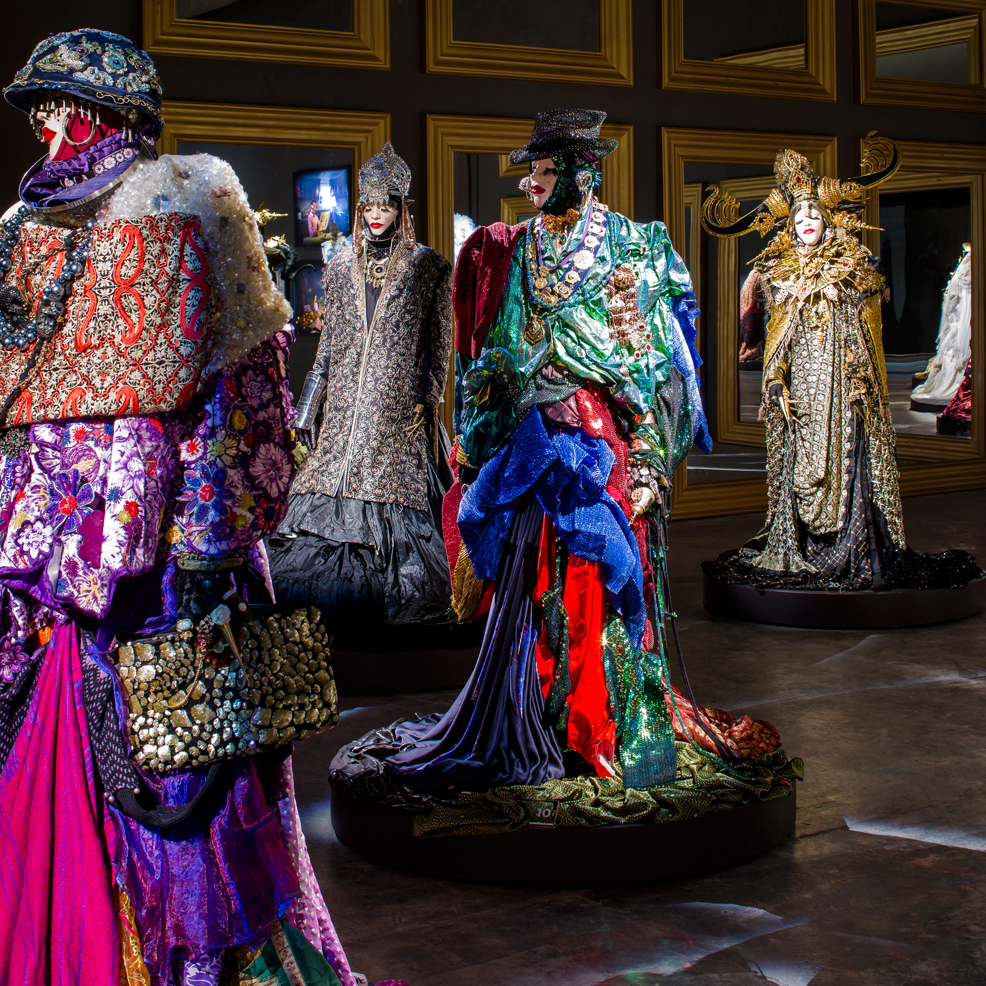 Display of Daniel Lismore garments
