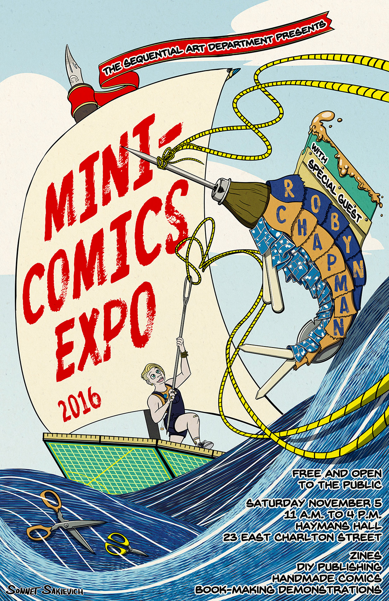 Mini comics expo poster