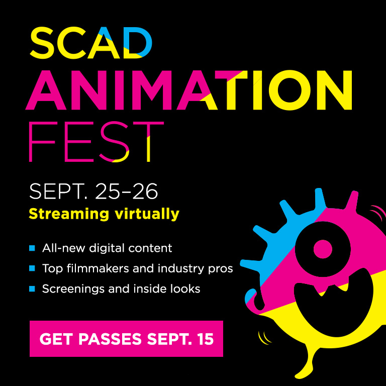 advertisement for scad animationfest