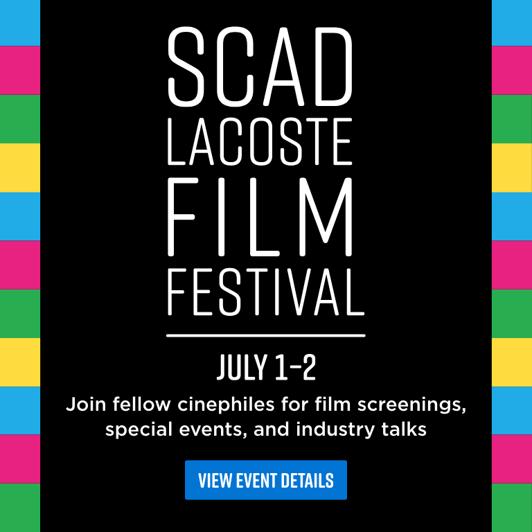 SCAD Lacoste Film Festival 2023 graphic