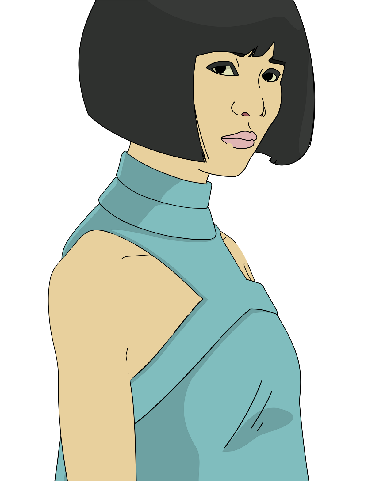 Animated Fashion Model