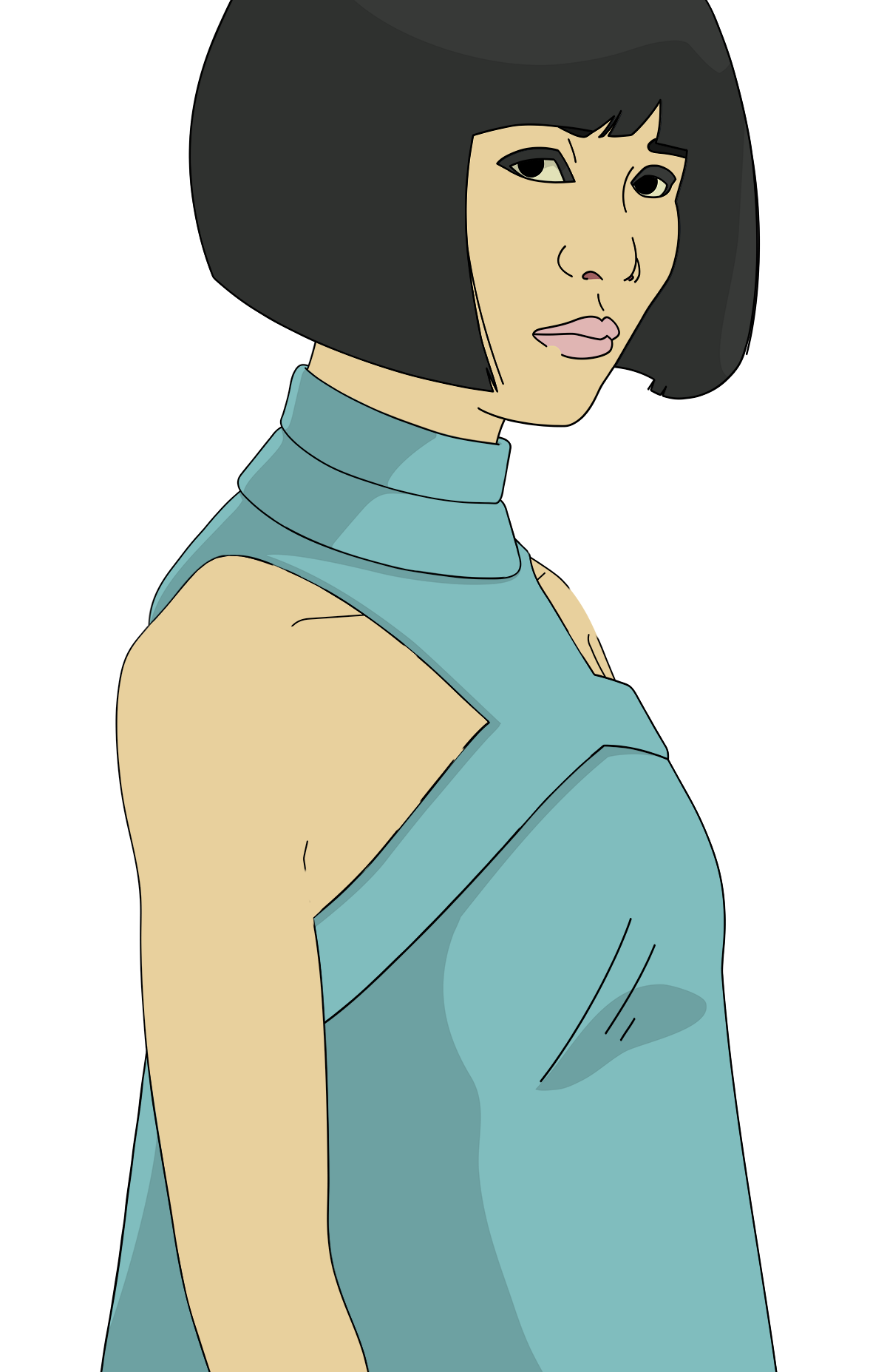 Animated Fashion Model