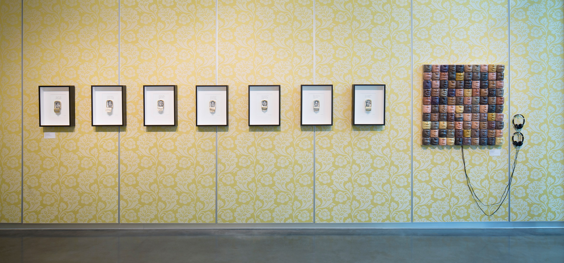 Display from SCAD Museum of Art exhibition Imprint: Past as Prologue
