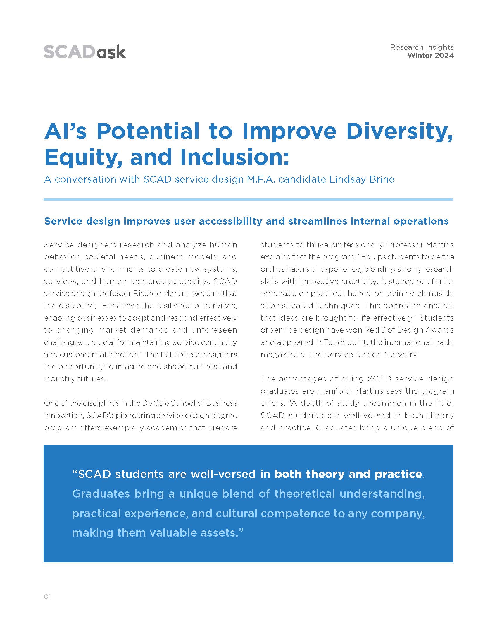 SCADask service design, ai, and inclusion report thumbnail