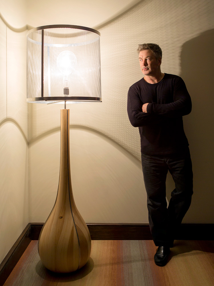 Portrait of Alec Baldwin by photographer Adam Kuehl.