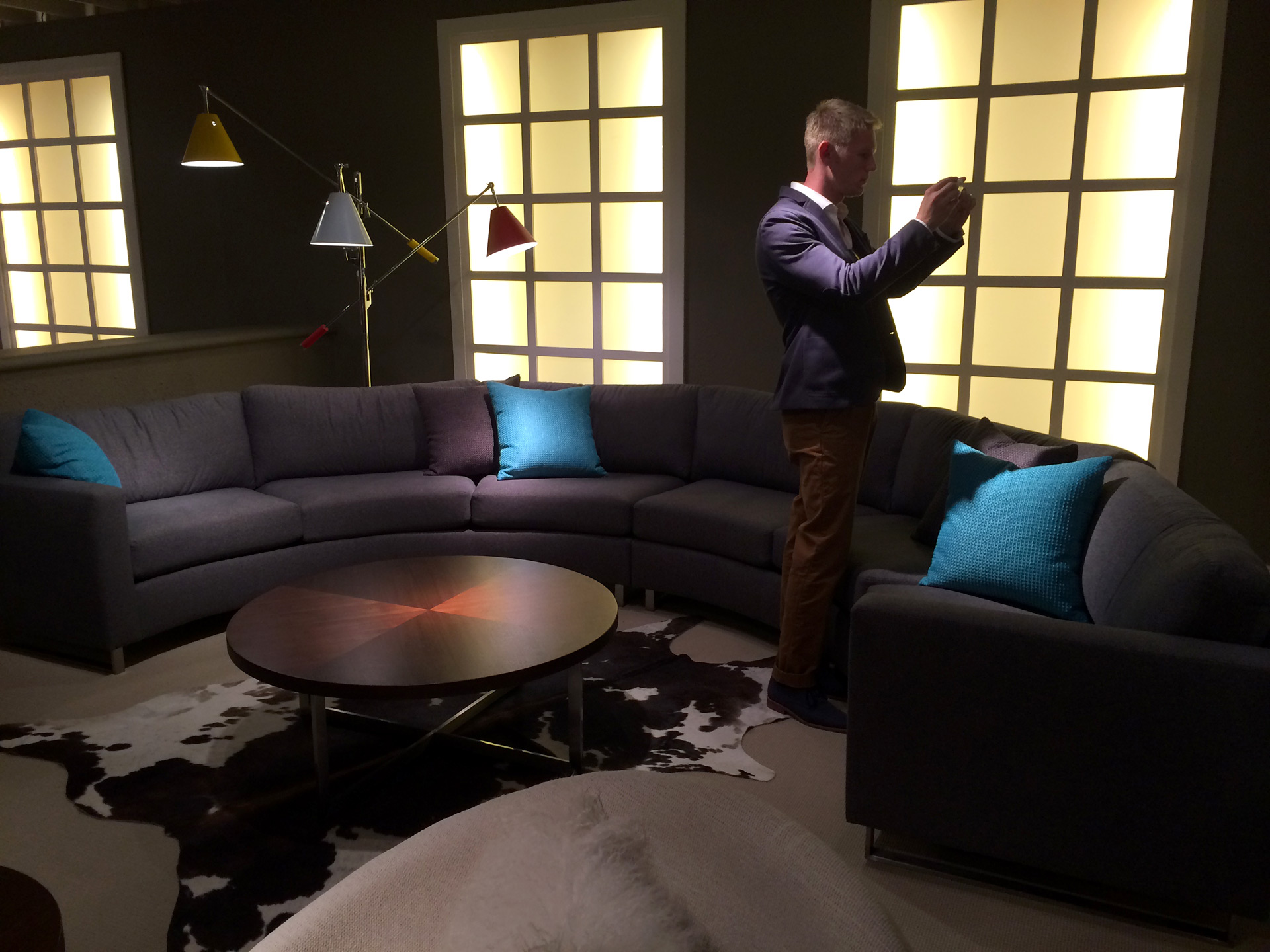 Assembled living room