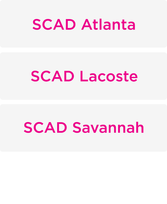 SCAD locations graphic