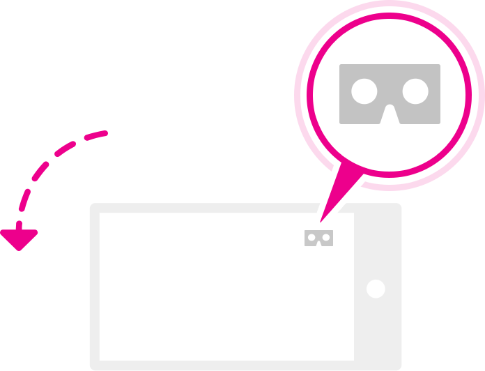 VR goggles graphic